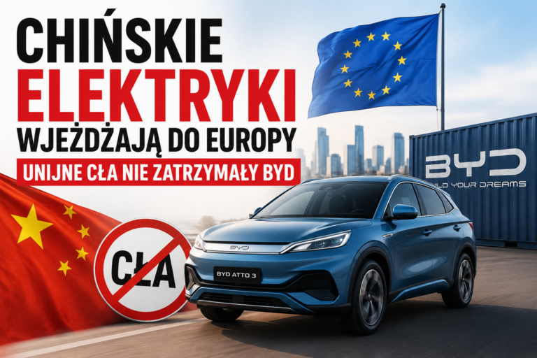Chińskie elektryki wjeżdżają do Europy coraz szerzej. Unijne cła nie zatrzymały BYD
