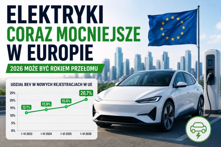 Elektryki coraz mocniejsze w Europie. 2026 może być rokiem przełomu