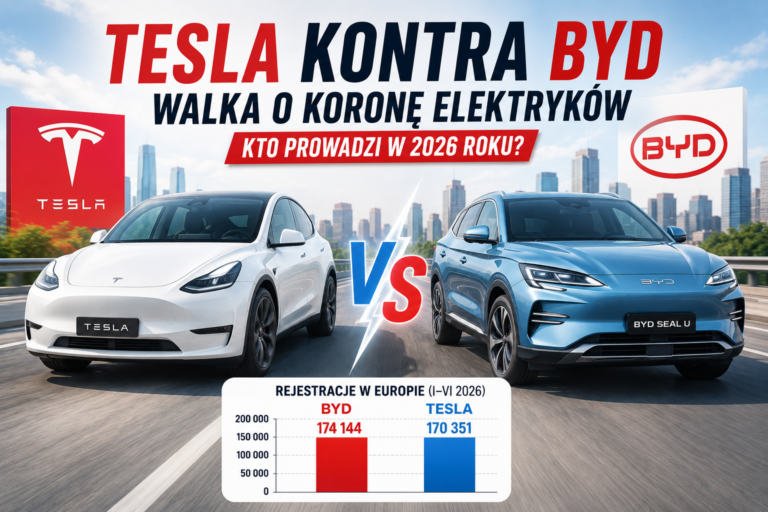 Tesla kontra BYD. Walka o koronę elektryków wchodzi na nowy poziom
