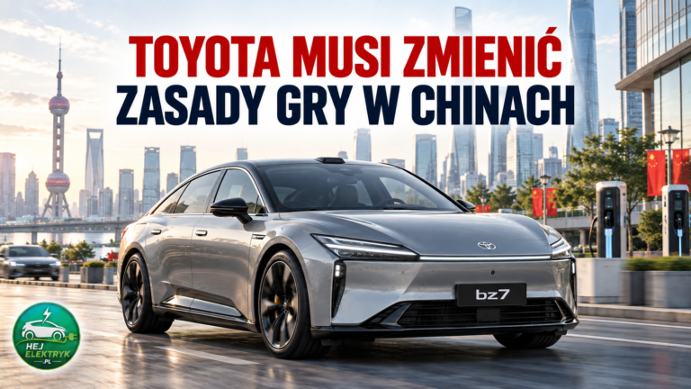 Toyota zmienia strategię w Chinach. Elektryki i lokalny rozwój mają uratować markę