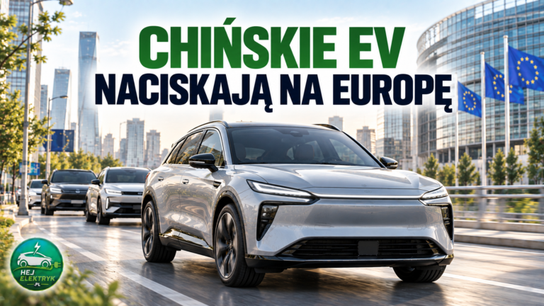 Chińskie samochody elektryczne coraz mocniejsze w Europie