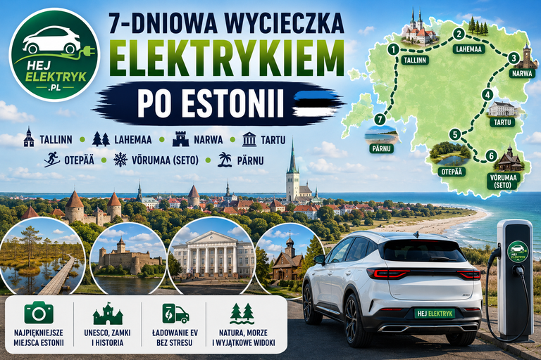 Plan 7-dniowej wycieczki elektrykiem po Estonii