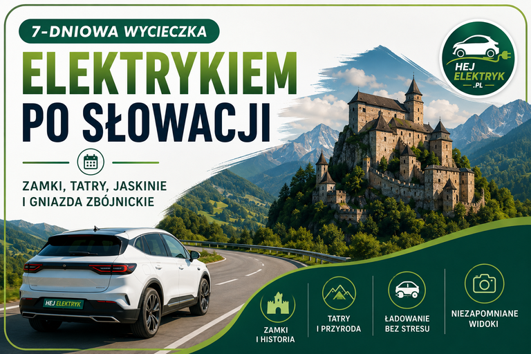 Plan 7-dniowej wycieczki elektrykiem po Słowacji