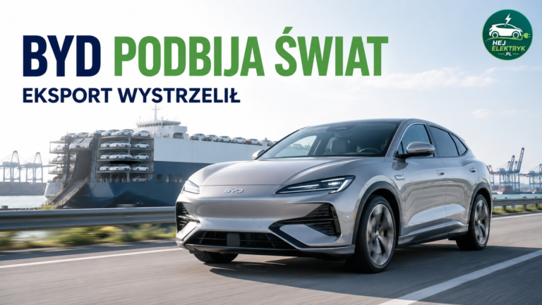 BYD coraz mniej zależy od Chin. Eksport wystrzelił