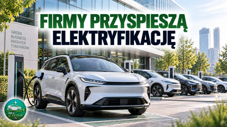 Firmowe auta elektryczne w UE. Komisja Europejska chce przyspieszyć elektryfikację flot
