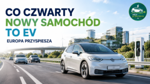 Europa przyspiesza z elektrykami. Już co czwarty nowy samochód jest elektryczny