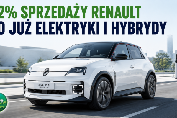 Ponad połowa samochodów Renault w Europie jest już zelektryfikowana