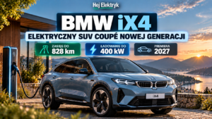 BMW iX4 2027 – zasięg 828 km i ładowanie 400 kW