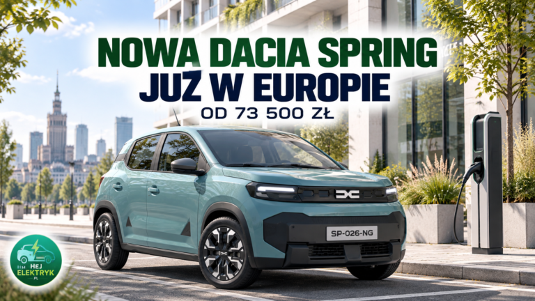 Nowa Dacia Spring w Europie. Elektryk kosztuje od 73 500 zł