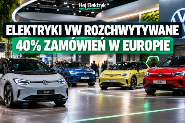 Volkswagen: 40% zamówień w Europie to samochody elektryczne