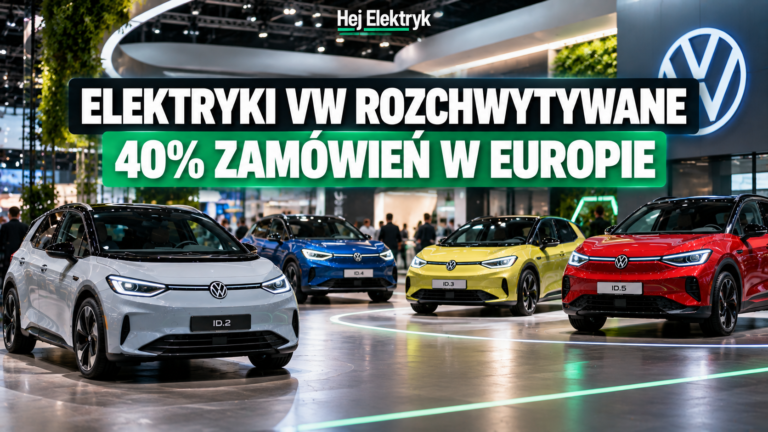 Volkswagen: 40% zamówień w Europie to samochody elektryczne