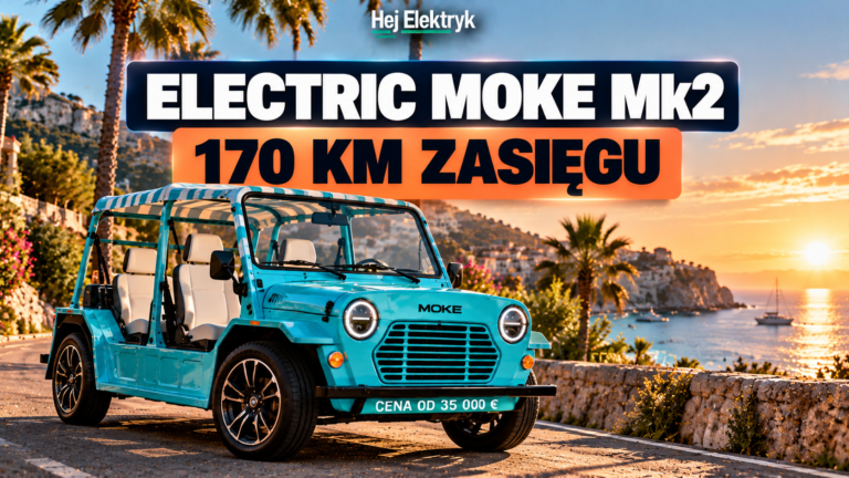 Electric MOKE Mk2 – 170 km zasięgu i cena 35 000 euro