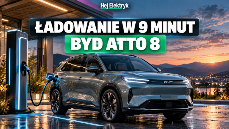 BYD Atto 8: ładowanie od 10 do 97% w 9 minut